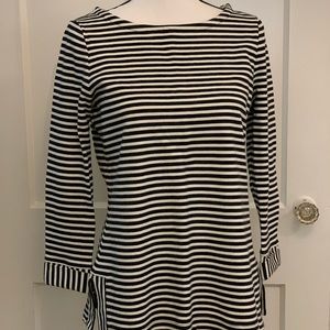 Talbots Black & White Cotton Tunic MP